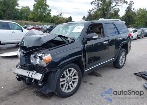 2013 Toyota 4Runner Limited z USA, uszkodzony, nr VIN JTEBU5JRXD5118746